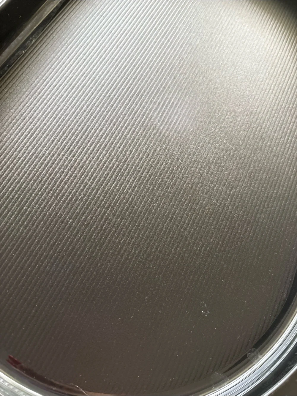 Tupperware Black Oval Serving Trays - Set of 2